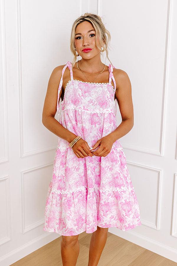 Impressions Sweet Garden Tiered Mini Dress