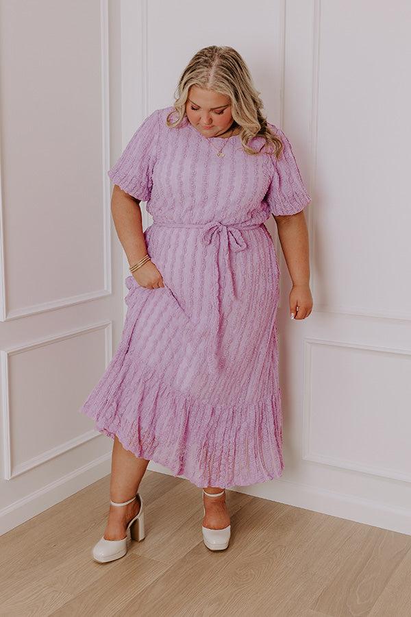 Impressions Sweet Melody Lace Midi Curves