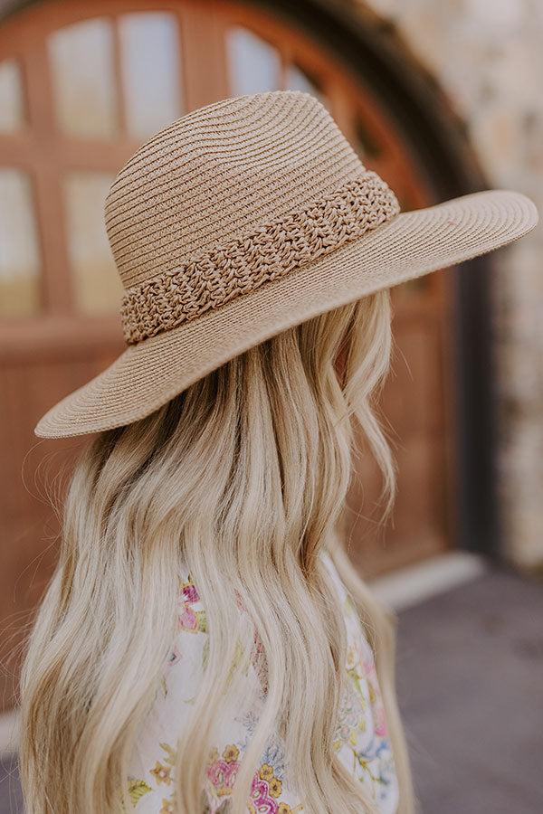 Impressions Sweet Moment Raffia Woven Hat In Brown