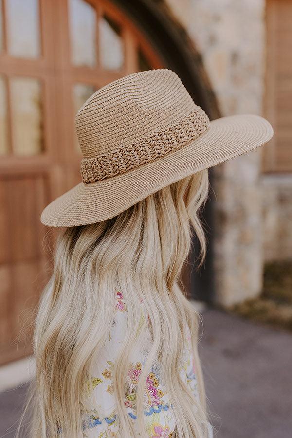 Impressions Sweet Moment Raffia Woven Hat In Brown