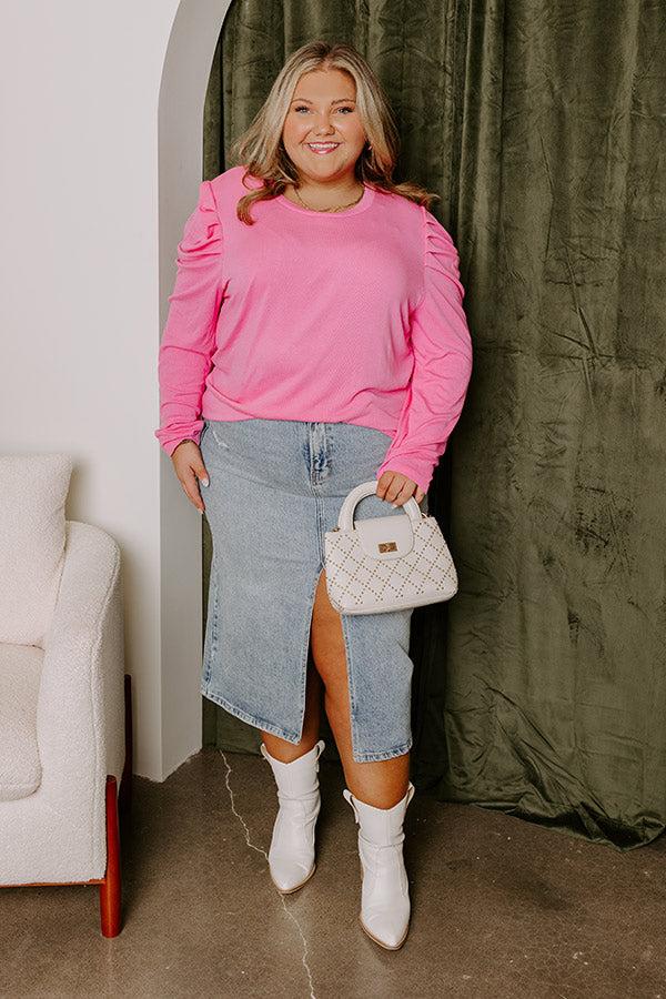 Impressions Sweet Moment Ribbed Top Curves