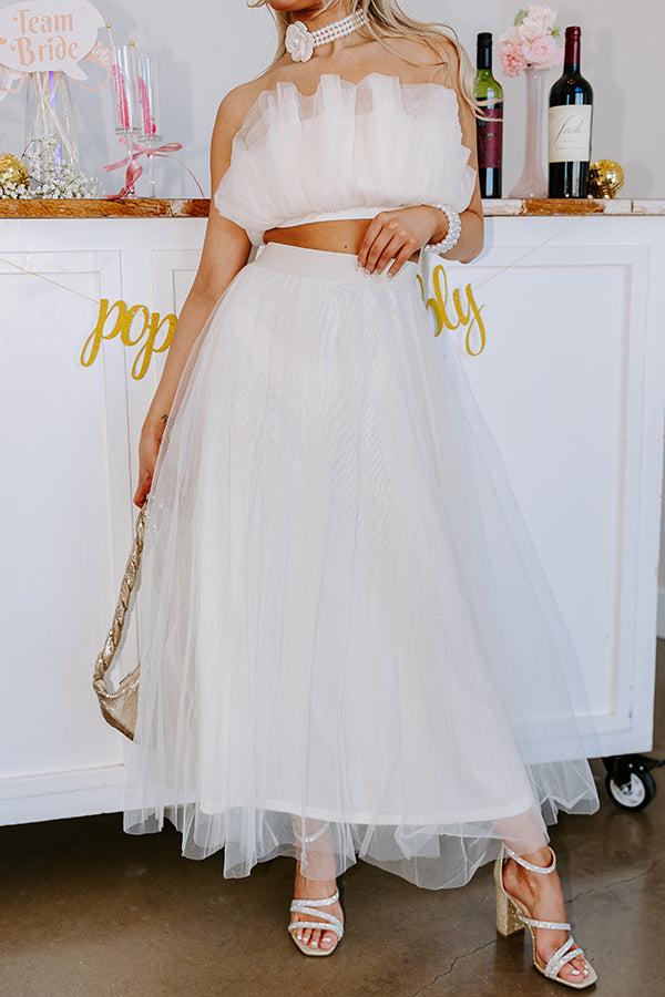 Impressions Sweet Moment Tulle Maxi Skirt