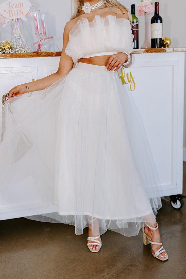Impressions Sweet Moment Tulle Maxi Skirt