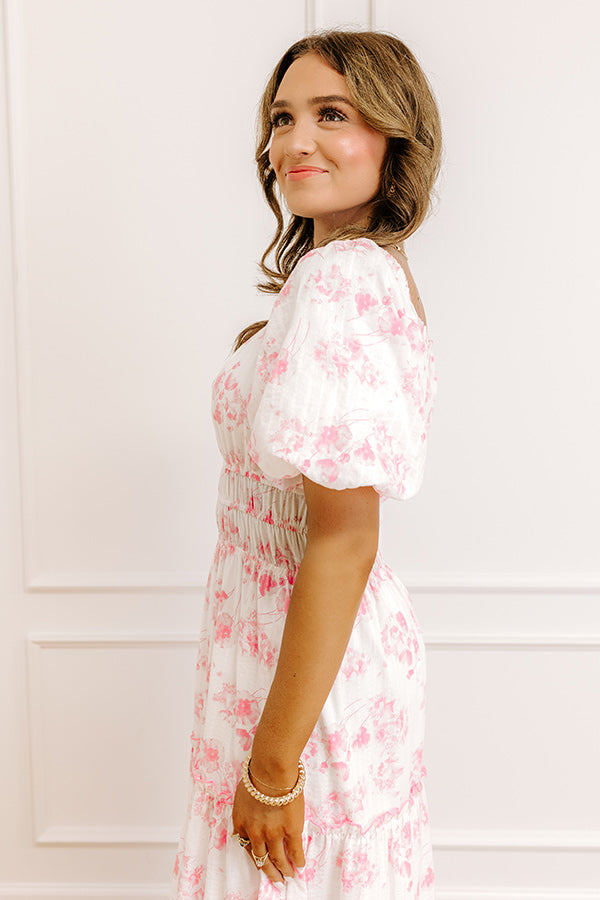 Impressions Sweet Pea Floral Midi Dress