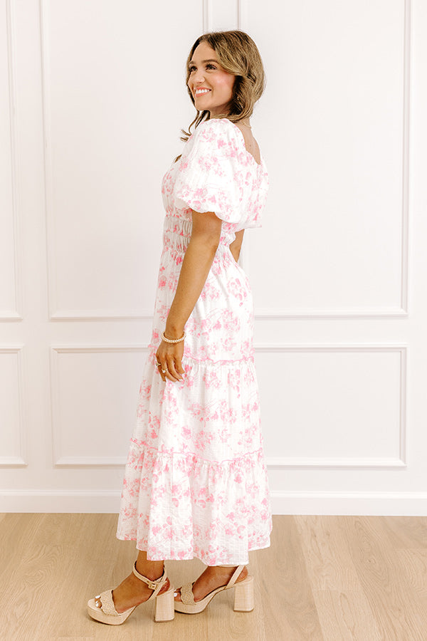 Impressions Sweet Pea Floral Midi Dress