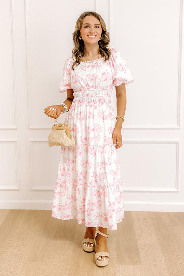 Impressions Sweet Pea Floral Midi Dress