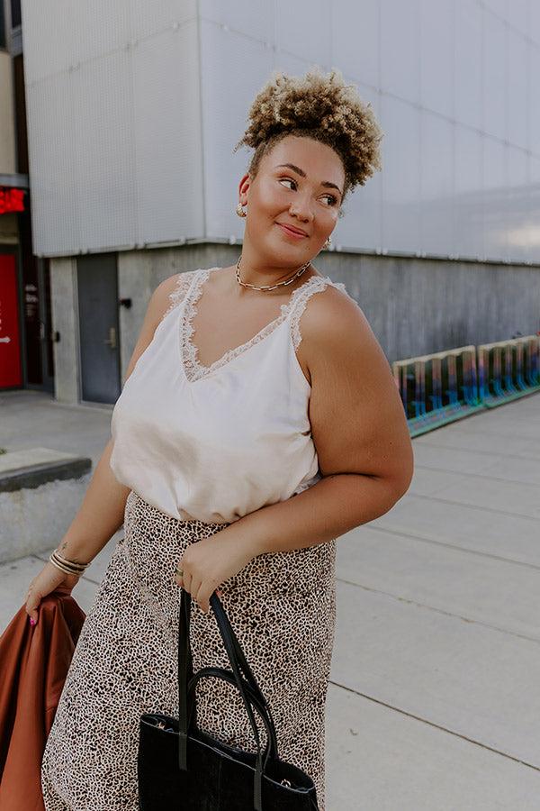 Impressions Sweet Perspective Satin Tank Curves