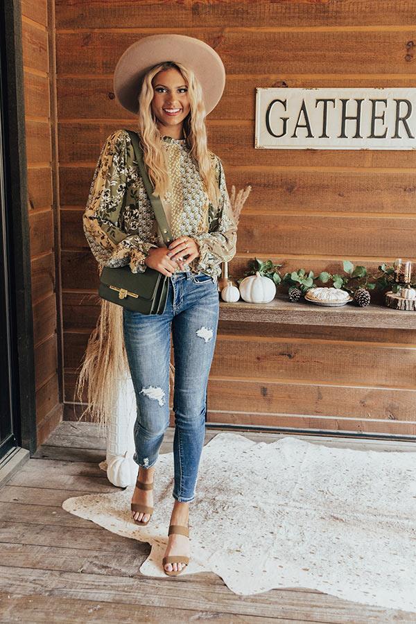 Impressions Sweet Reputation Floral Shift Top