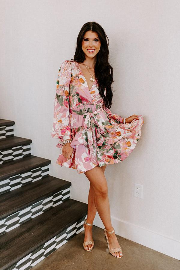 Impressions Sweet Romance Floral Ruffle Dress