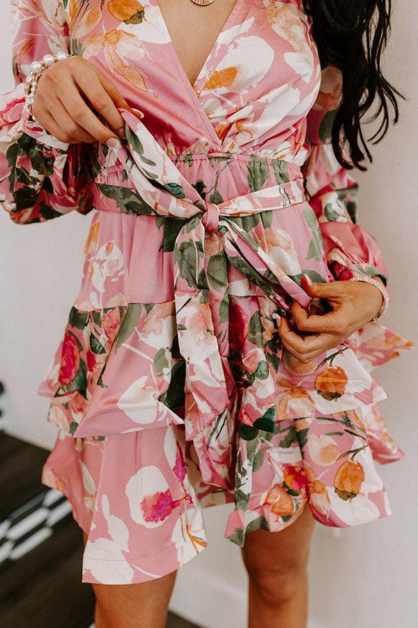 Impressions Sweet Romance Floral Ruffle Dress