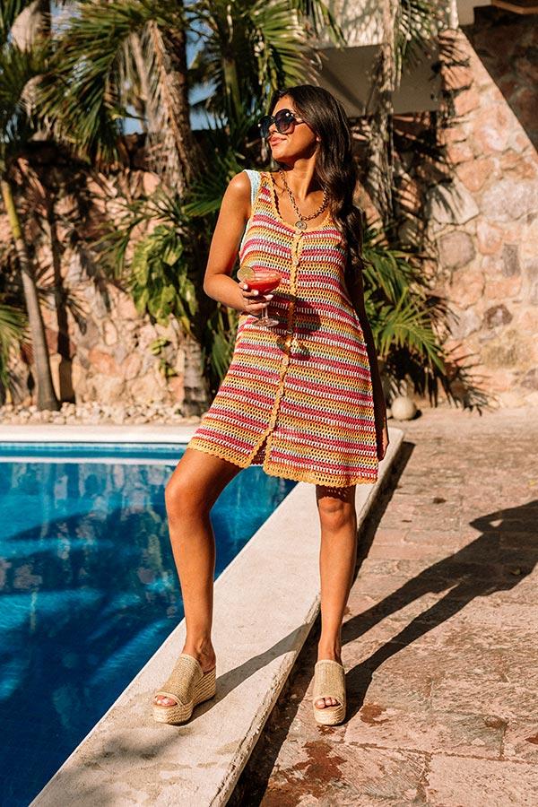 Impressions Sweet Sunshine Crochet Dress