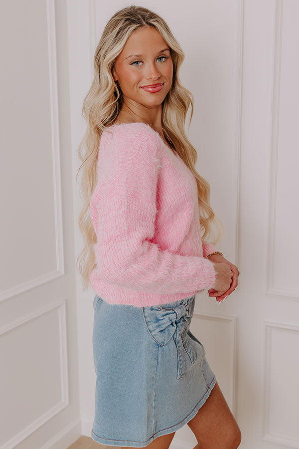 Impressions Sweet Surprise Eyelash Knit Sweater