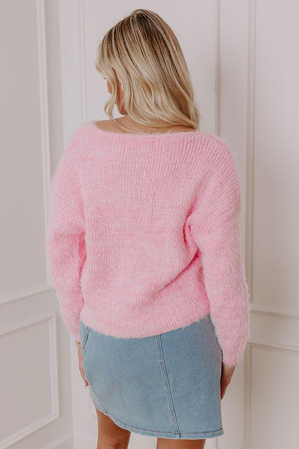 Impressions Sweet Surprise Eyelash Knit Sweater