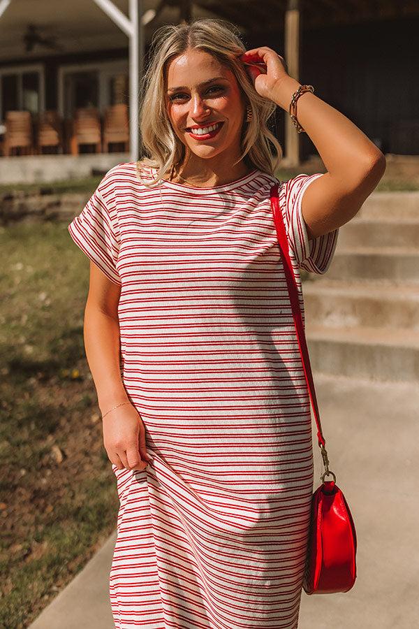 Impressions Sweet Tea Sippin' Stripe Maxi Dress