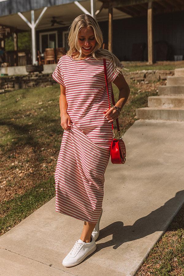 Impressions Sweet Tea Sippin' Stripe Maxi Dress
