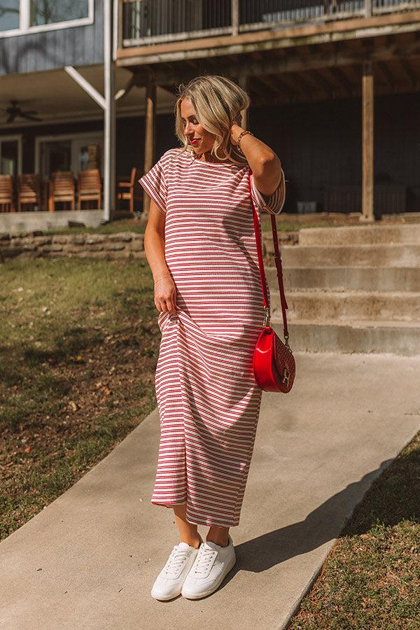 Impressions Sweet Tea Sippin' Stripe Maxi Dress
