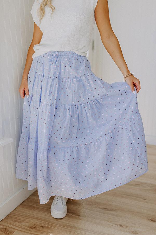 Impressions Sweet Whisper High Waist Maxi Skirt
