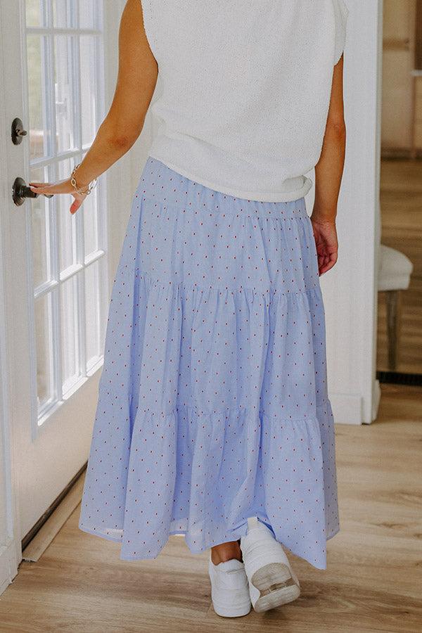 Impressions Sweet Whisper High Waist Maxi Skirt
