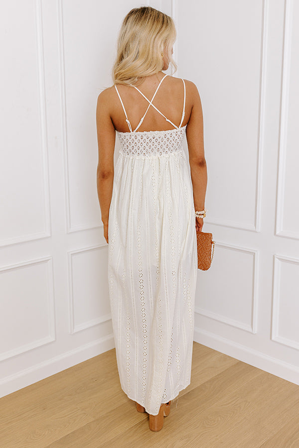 Impressions Sweetest Dream Eyelet Maxi In Cream