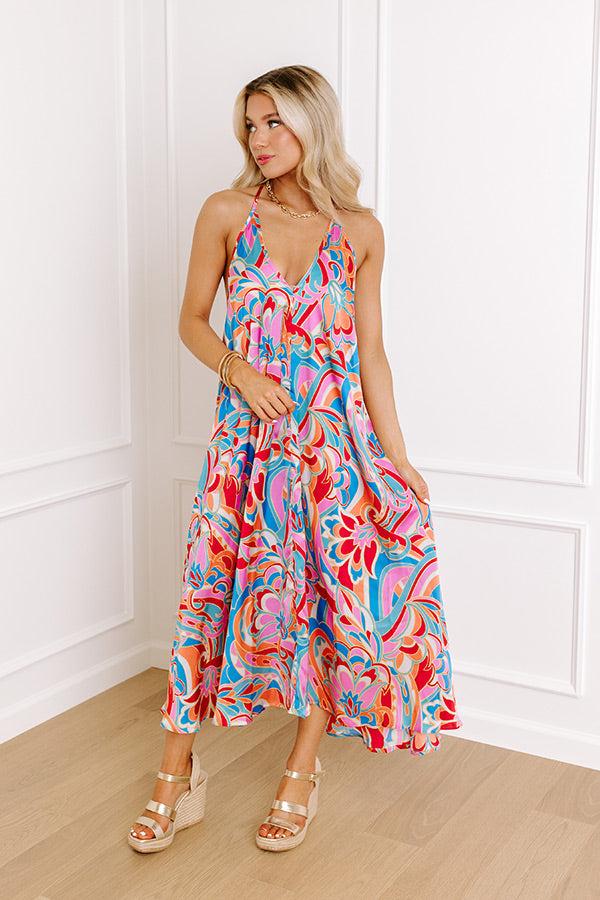 Impressions Sweetest Rush Satin Midi