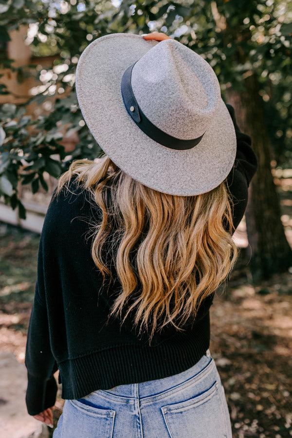 Impressions Sweetheart In The City Fedora In Grey