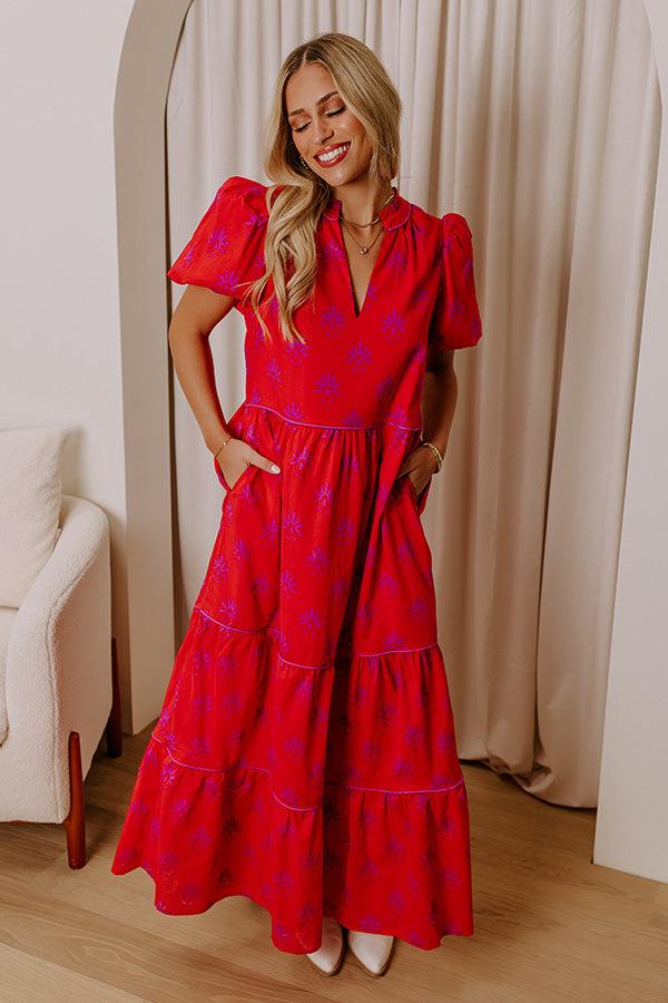 Impressions Sweetheart Moment Floral Maxi Dress