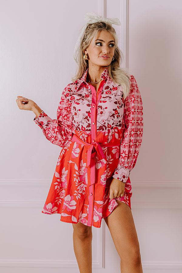 Impressions Sweetly Surprised Floral Mini Dress