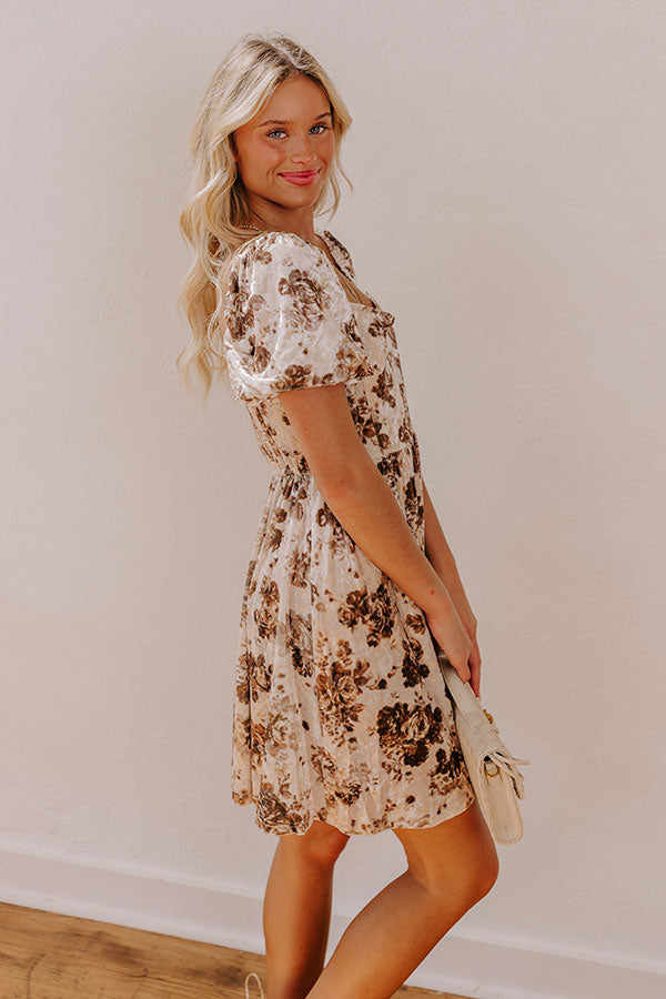 Impressions Swift And Chic Velvet Mini Dress