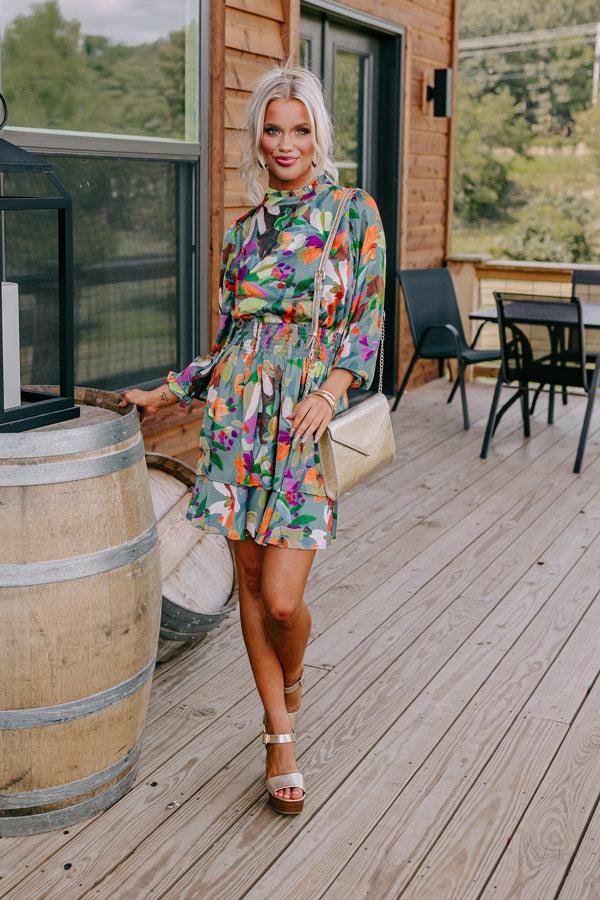 Impressions Swish And Sway Satin Dress