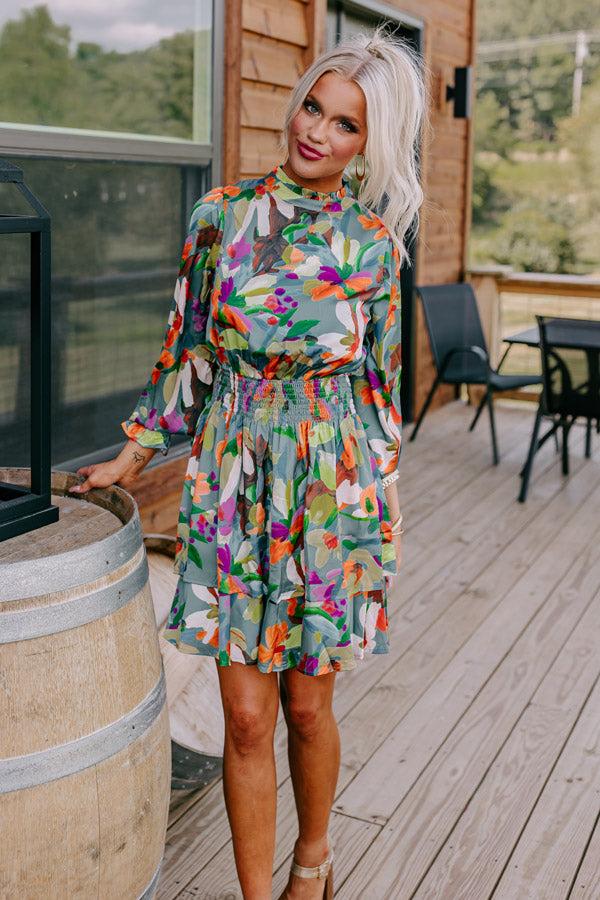 Impressions Swish And Sway Satin Dress