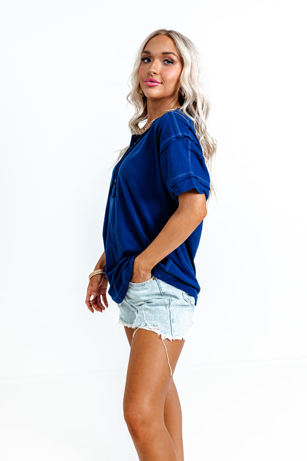 Impressions Take The Time Tee In Navy