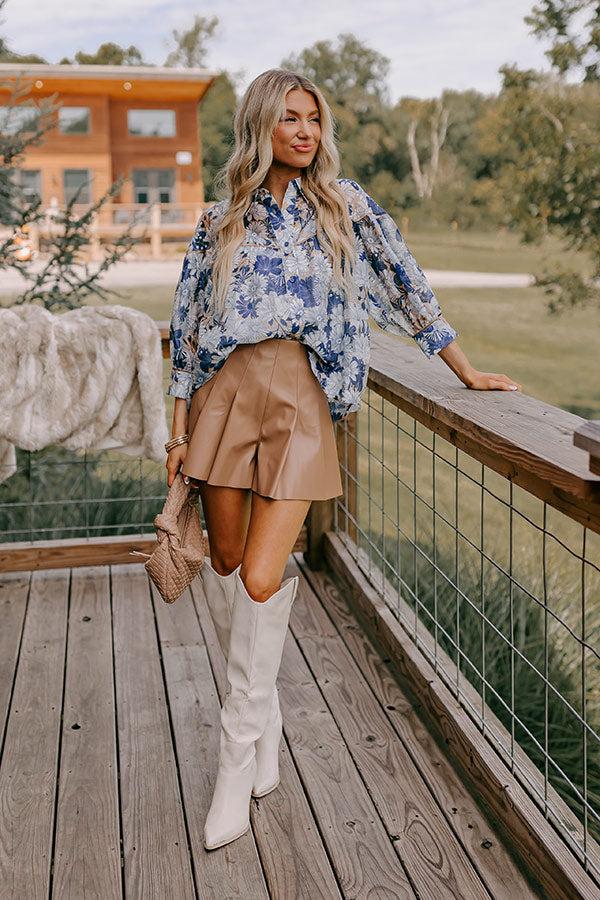 Impressions Tea Garden Cutie Organza Button Up