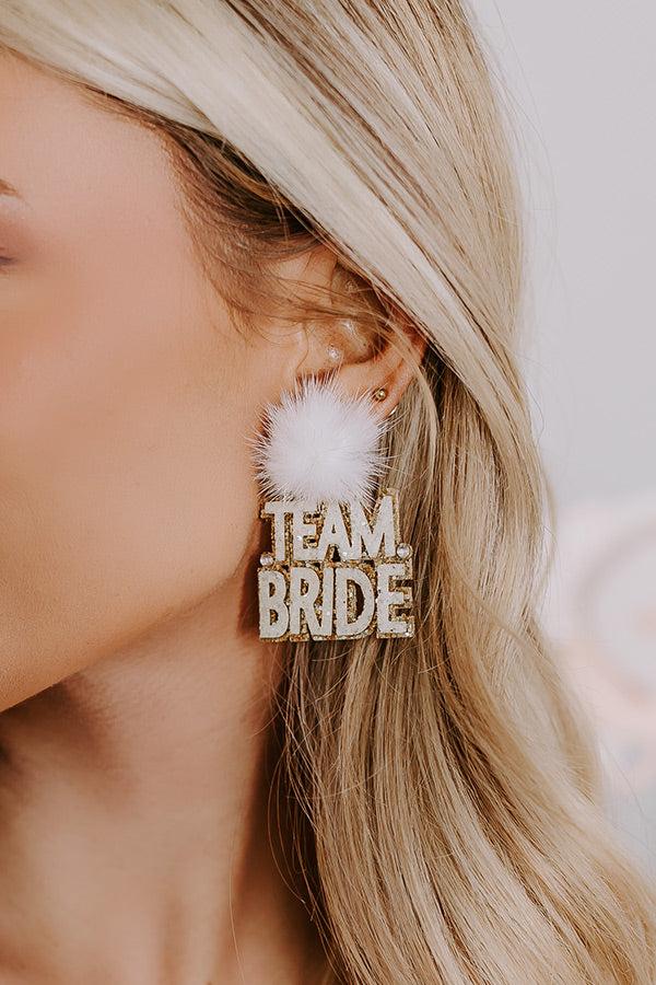 Impressions Team Bride Earrings