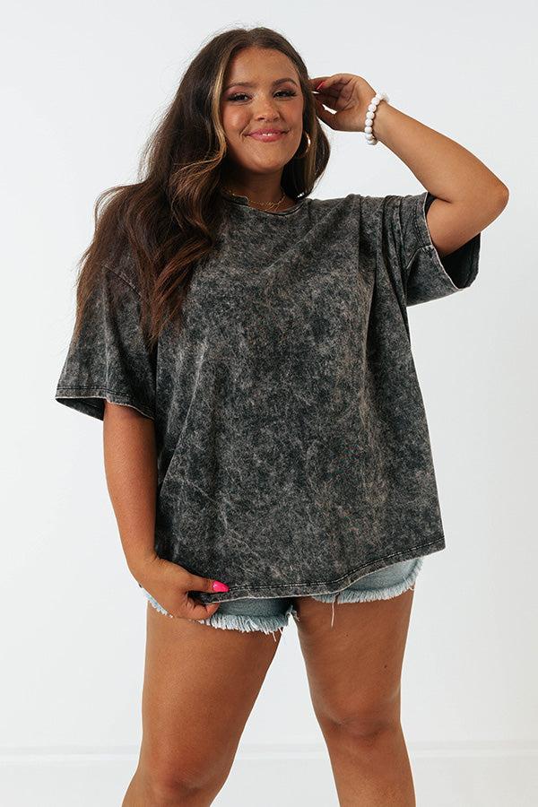 Impressions Tell A Story Mineral Wash Tee Curves