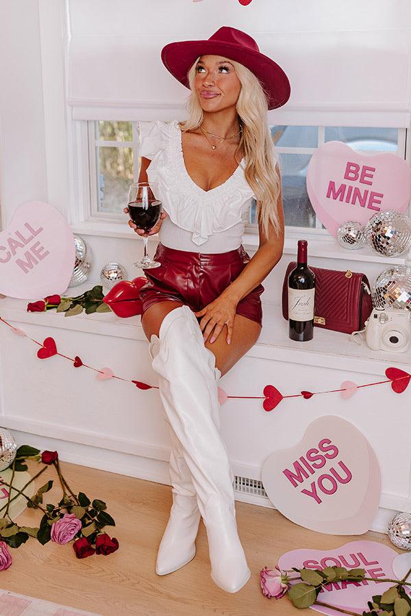 Impressions Tell Me I'm Dreaming Bodysuit In White