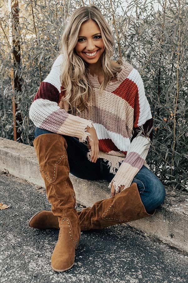 Impressions The Aiden Over The Knee Boot In Copper