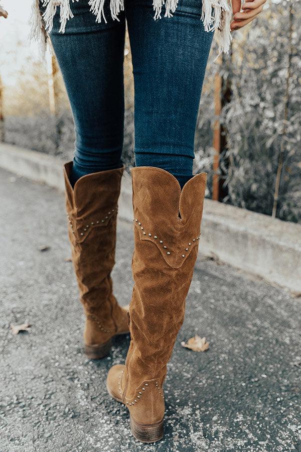 Impressions The Aiden Over The Knee Boot In Copper