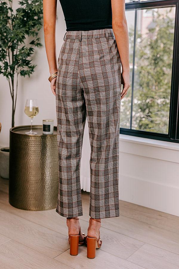 Impressions The Apollo High Waist Plaid Trousers