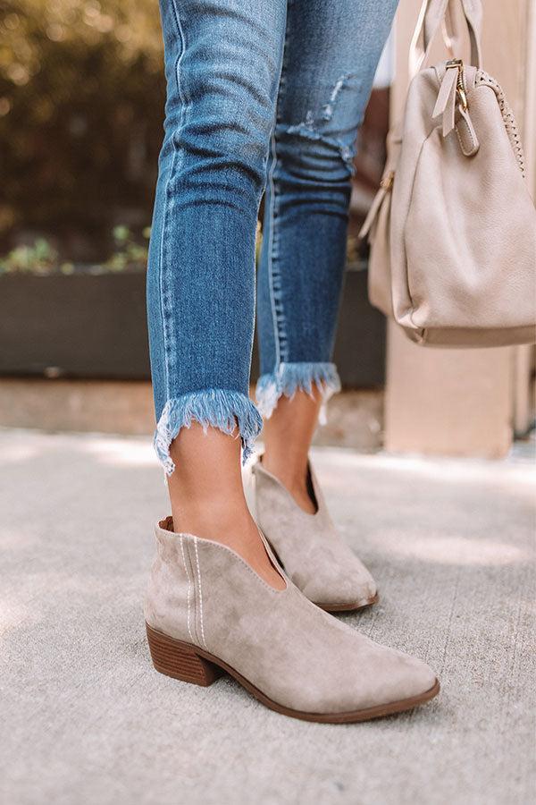 Impressions The Archer Bootie In Taupe