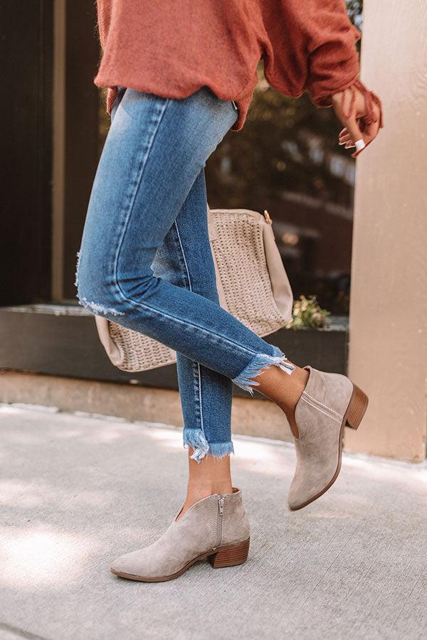 Impressions The Archer Bootie In Taupe