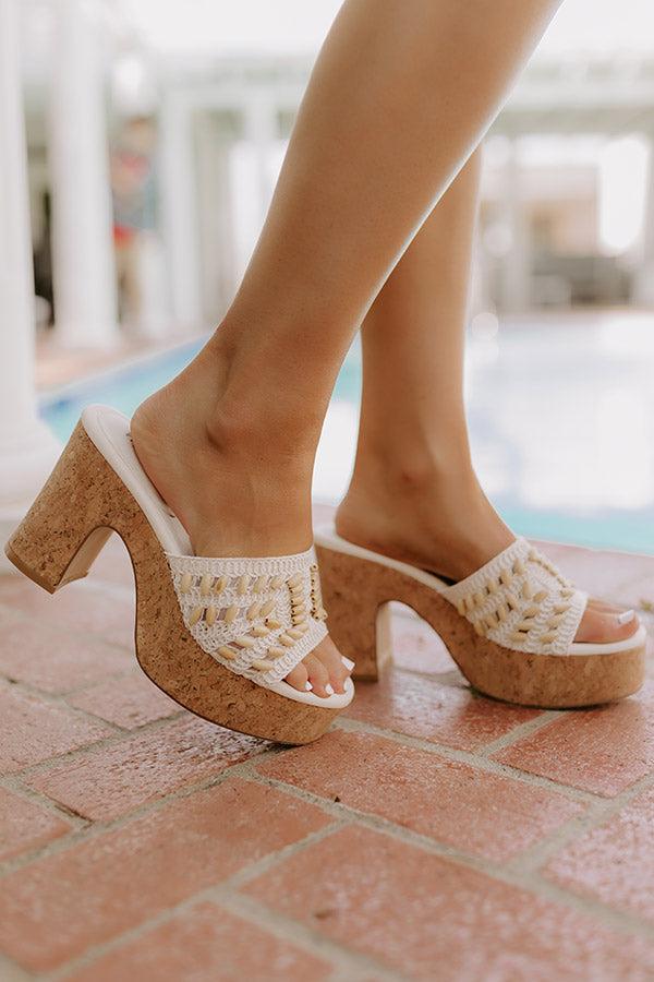 Impressions The Ariella Crochet Platform Heel