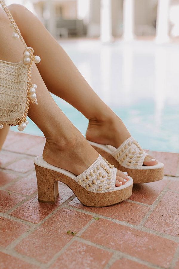 Impressions The Ariella Crochet Platform Heel