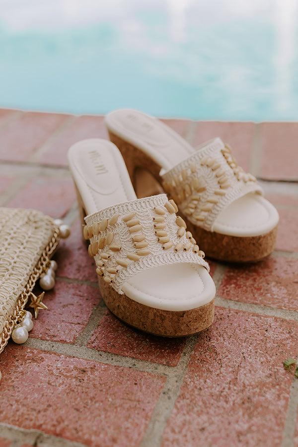 Impressions The Ariella Crochet Platform Heel