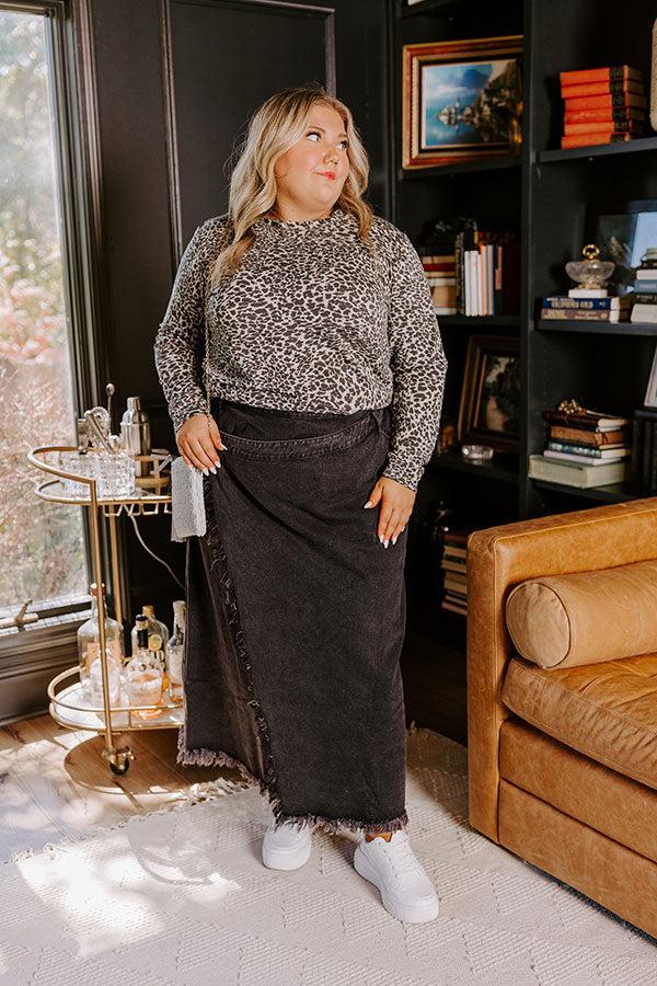 Impressions The Ashley Denim Skirt Curves