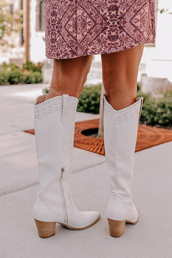 Impressions The Aubree Faux Leather Knee High Boot