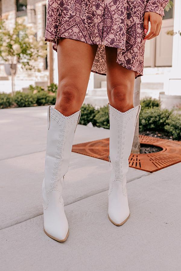 Impressions The Aubree Faux Leather Knee High Boot