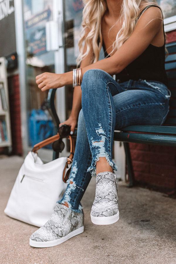 Impressions The Britton Snake Print Bootie