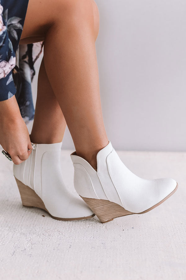 Impressions The Cabo Bootie In Ivory
