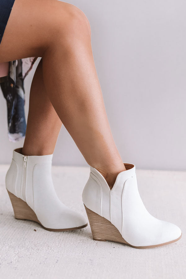 Impressions The Cabo Bootie In Ivory