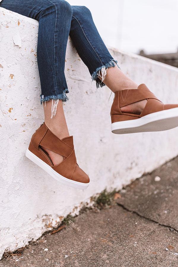 Impressions The Calum Faux Leather Bootie In Camel